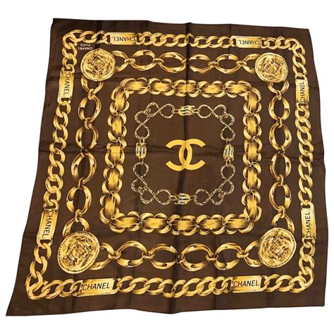 used chanel scarf|chanel scarves outlet.